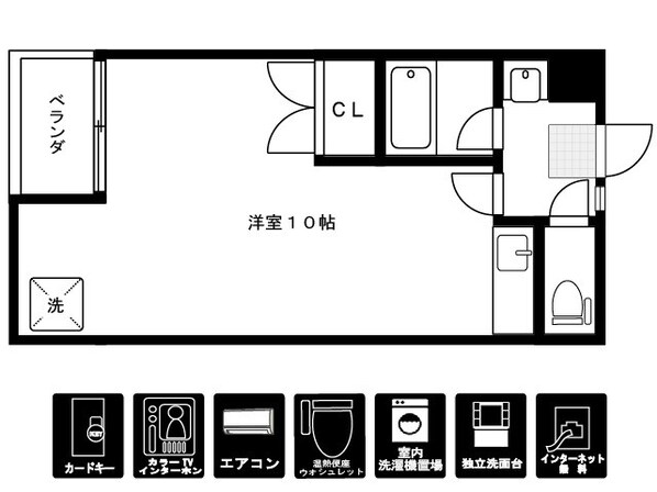 グリーンヴィラ上関B2の物件間取画像